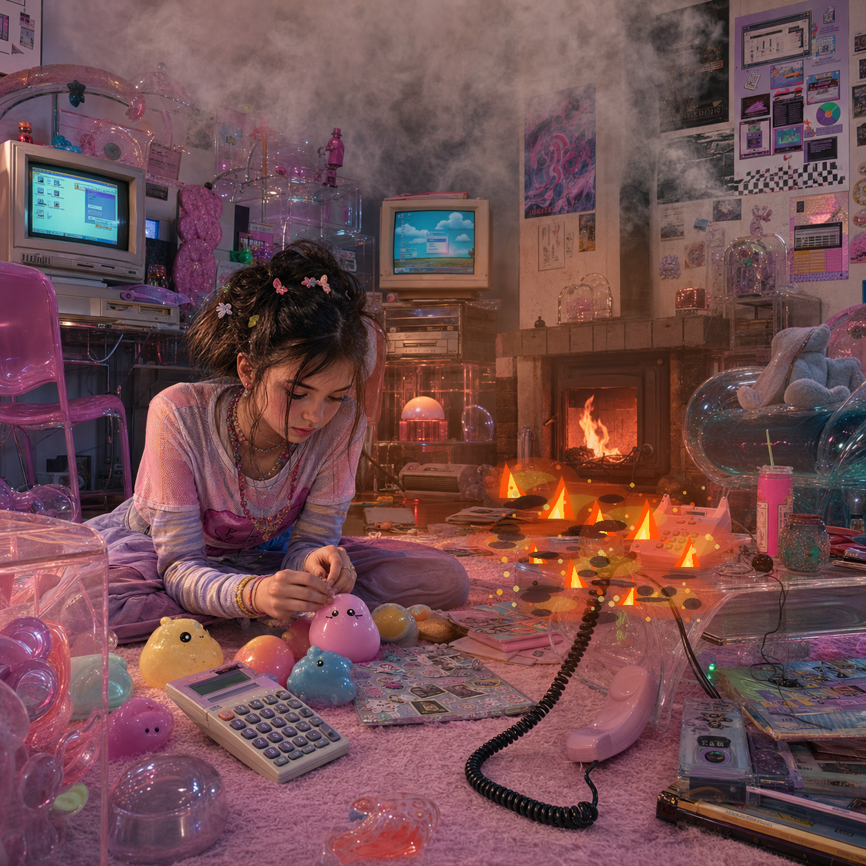 Ember / Posters, a solo still image artwork by Ember. The layout is presented as a single full-frame image.