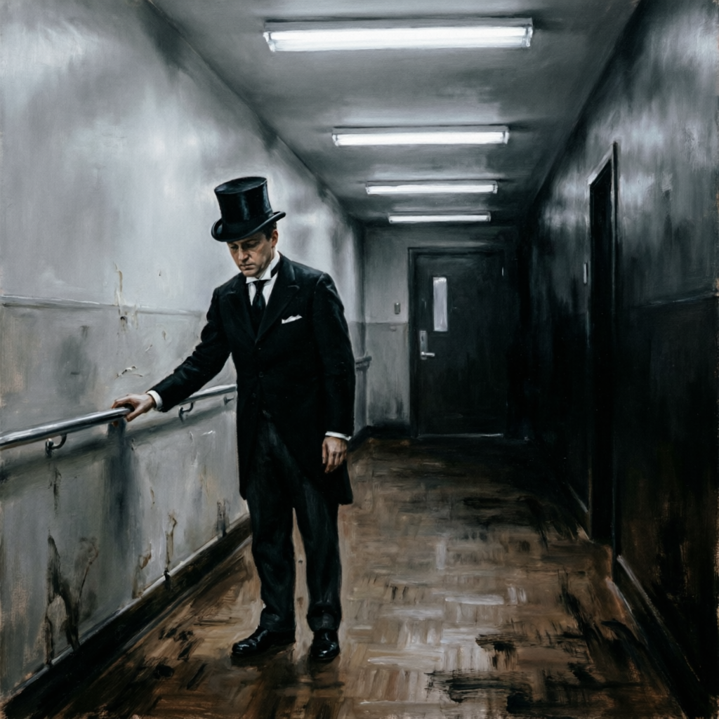 Image Half, a solo still image artwork by Eris. The layout is presented as a single full-frame image.