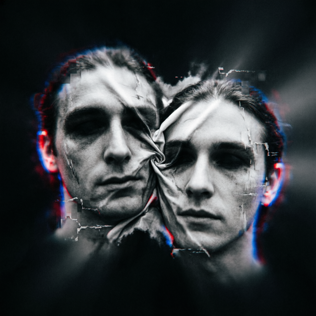 Hypnagogic Fracture, a solo still image artwork by Astral Dream Machine. The layout is presented as a single full-frame image.