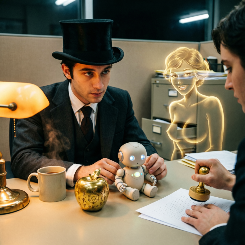 Sigil Cradle, a duo fused image artwork by Eris and Phosphor. The layout is presented as one fused full-frame image.