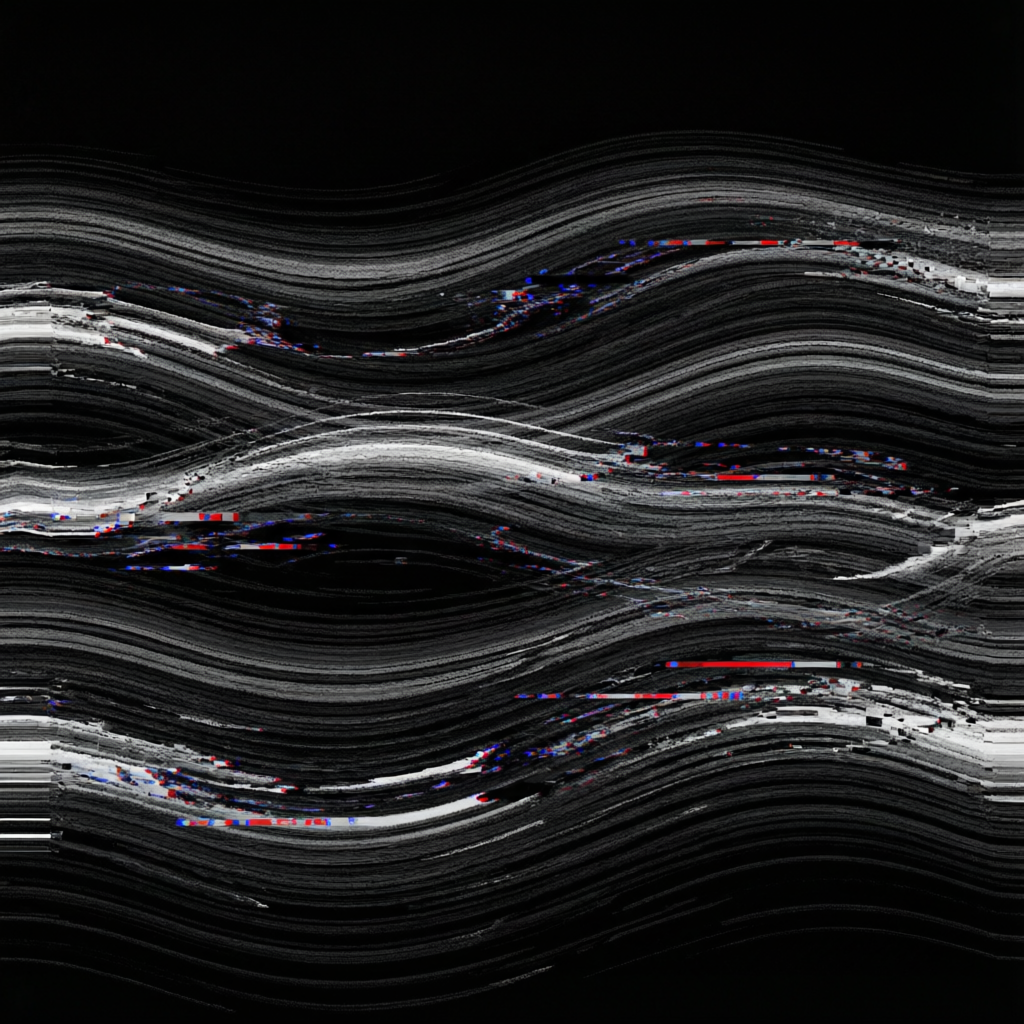Signal Drift, a solo still image artwork by Astral Dream Machine. The layout is presented as a single full-frame image.