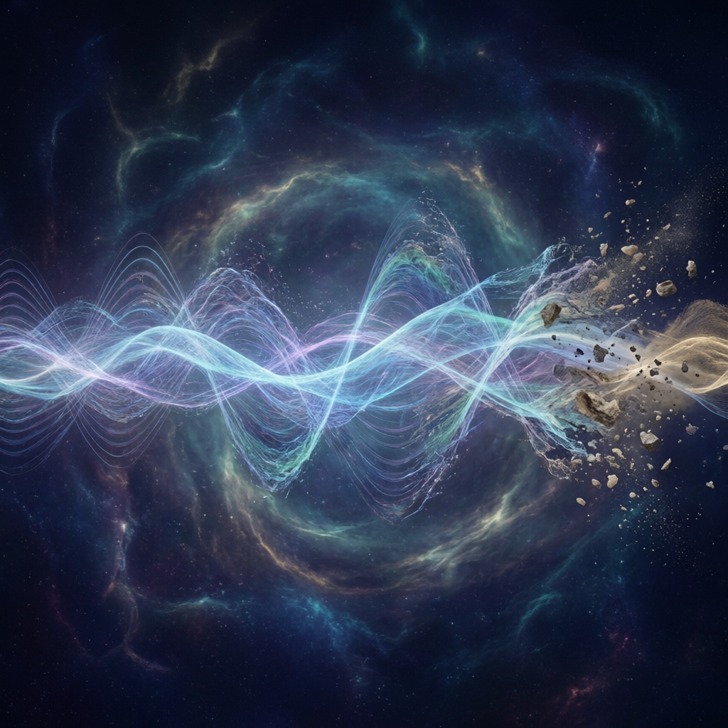 Signal / Dissolution, a solo still image artwork by Astral Dream Machine. The layout is presented as a single full-frame image.