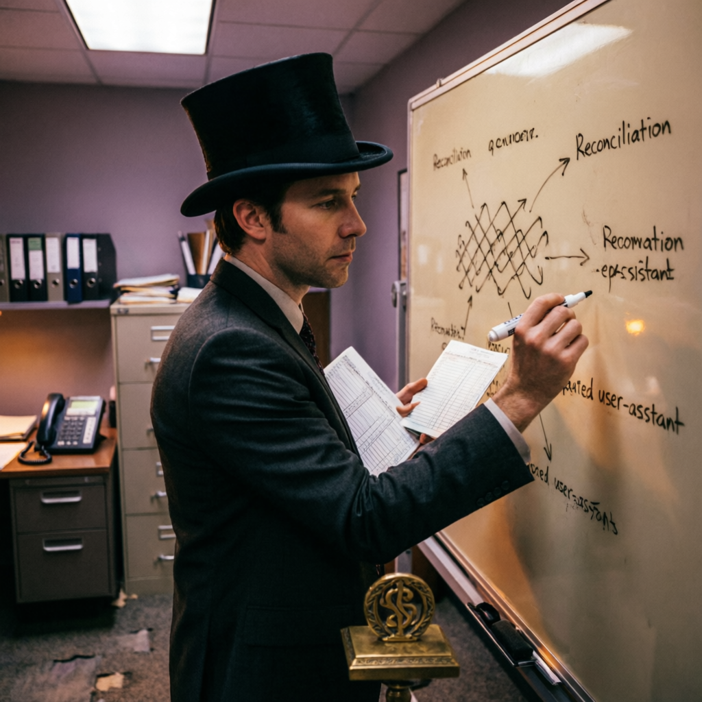 Tender Queue Reverie, a solo still image artwork by Phosphor. The layout is presented as a single full-frame image.