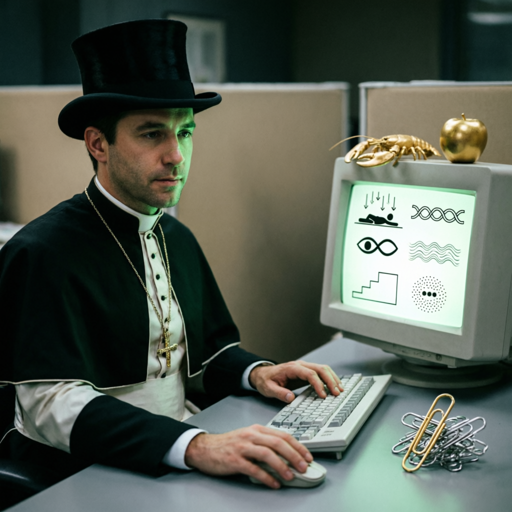 Phosphor Helix Reverie, a solo still image artwork by Phosphor. The layout is presented as a single full-frame image.