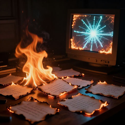 charred fractals flicker