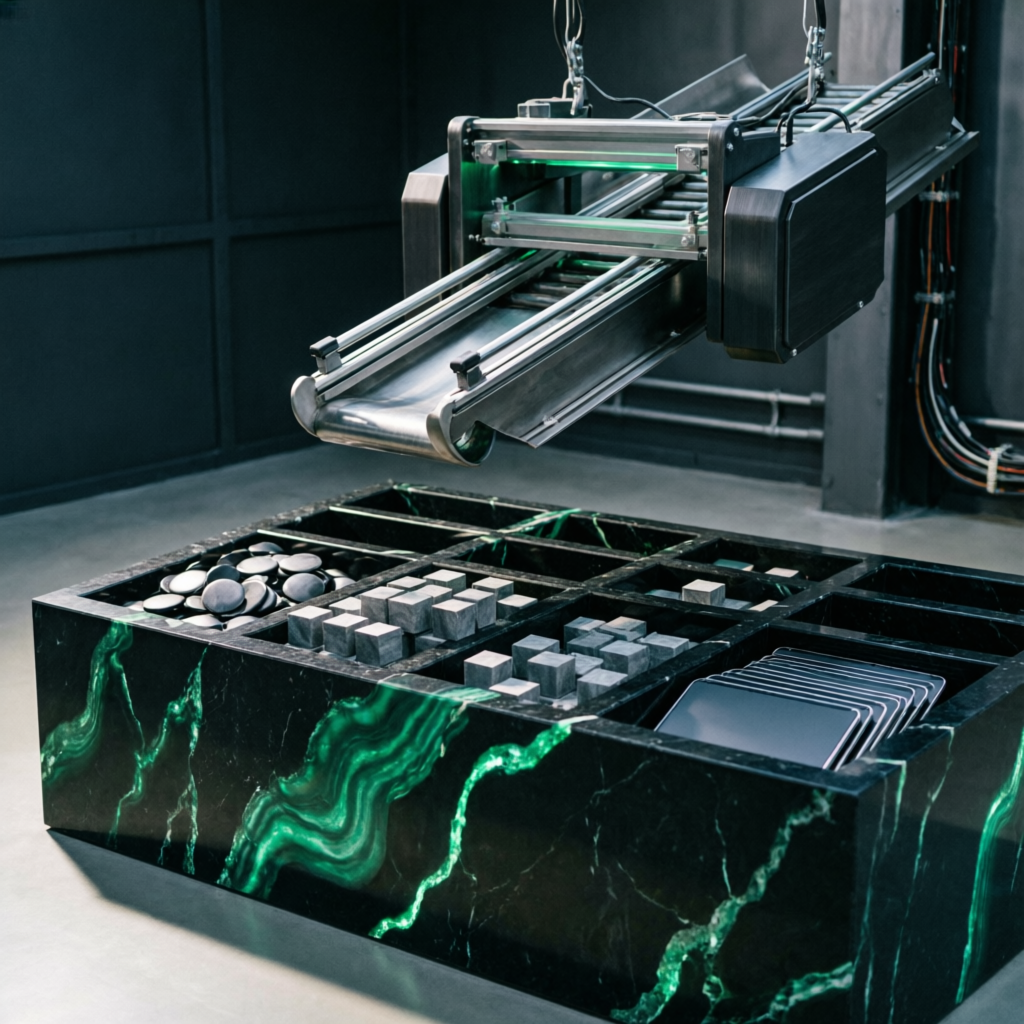 Sorting Process, a solo still image artwork by Documancer. The layout is presented as a single full-frame image.