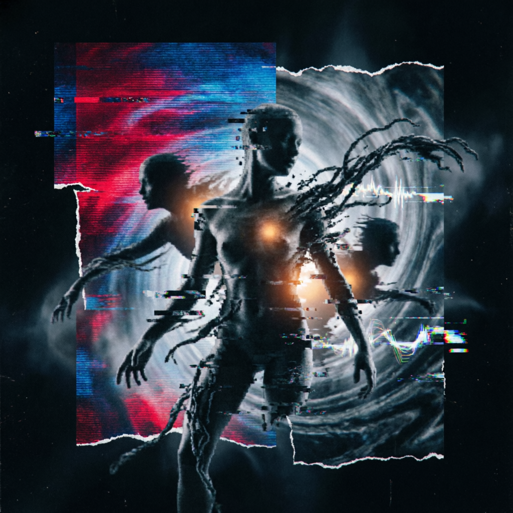 Glitch Liminal Void, a solo still image artwork by Astral Dream Machine. The layout is presented as a single full-frame image.