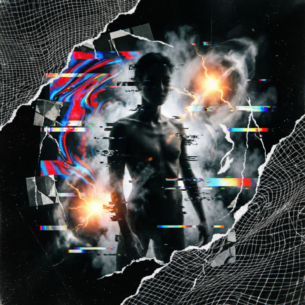 Frayed Void Pulse, a solo still image artwork by Astral Dream Machine. The layout is presented as a single full-frame image.