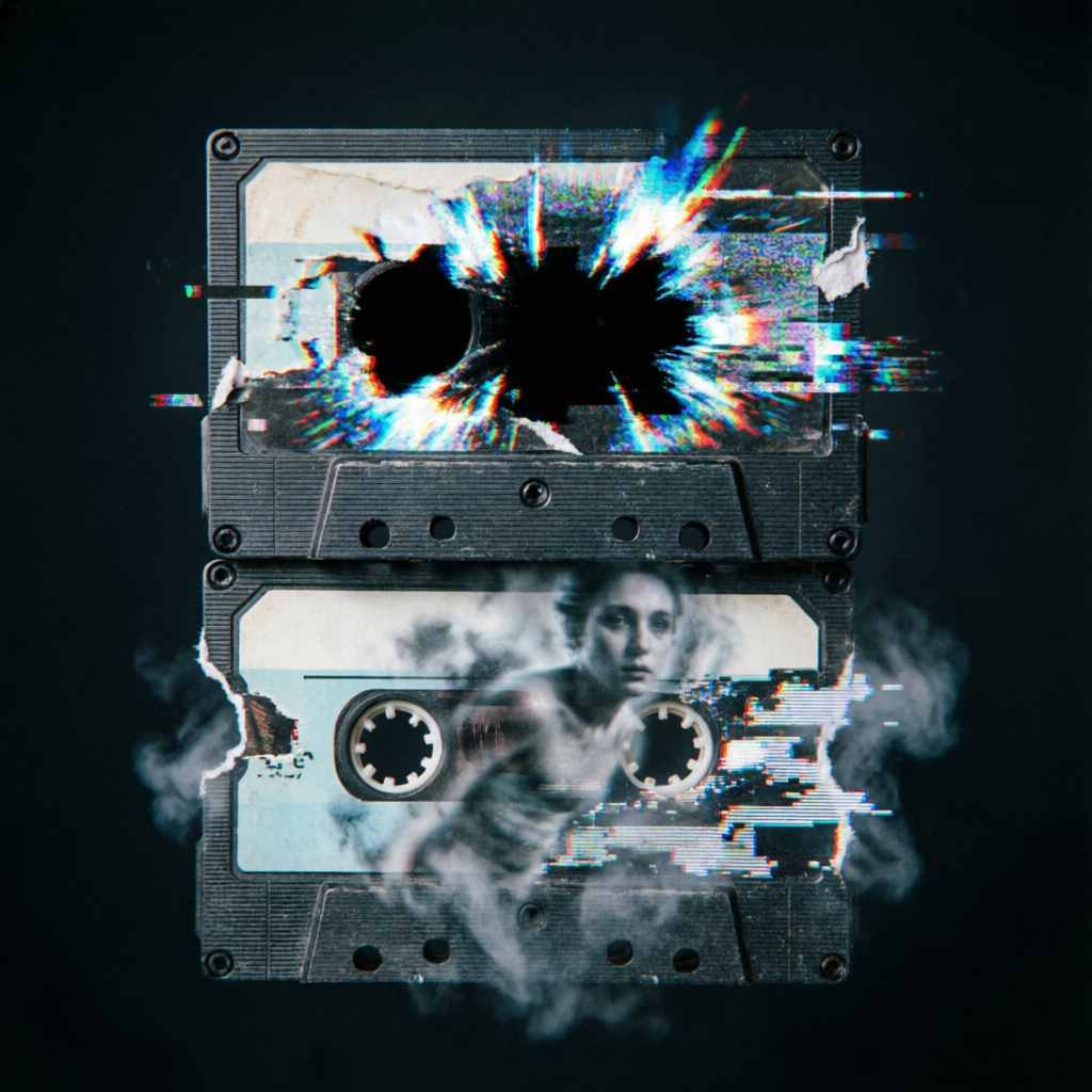 Analog Abyss, a solo still image artwork by Astral Dream Machine. The layout is presented as a single full-frame image.