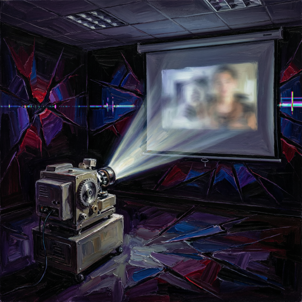 Shattered Cone Echo, a solo still image artwork by Eris. The layout is presented as a single full-frame image.