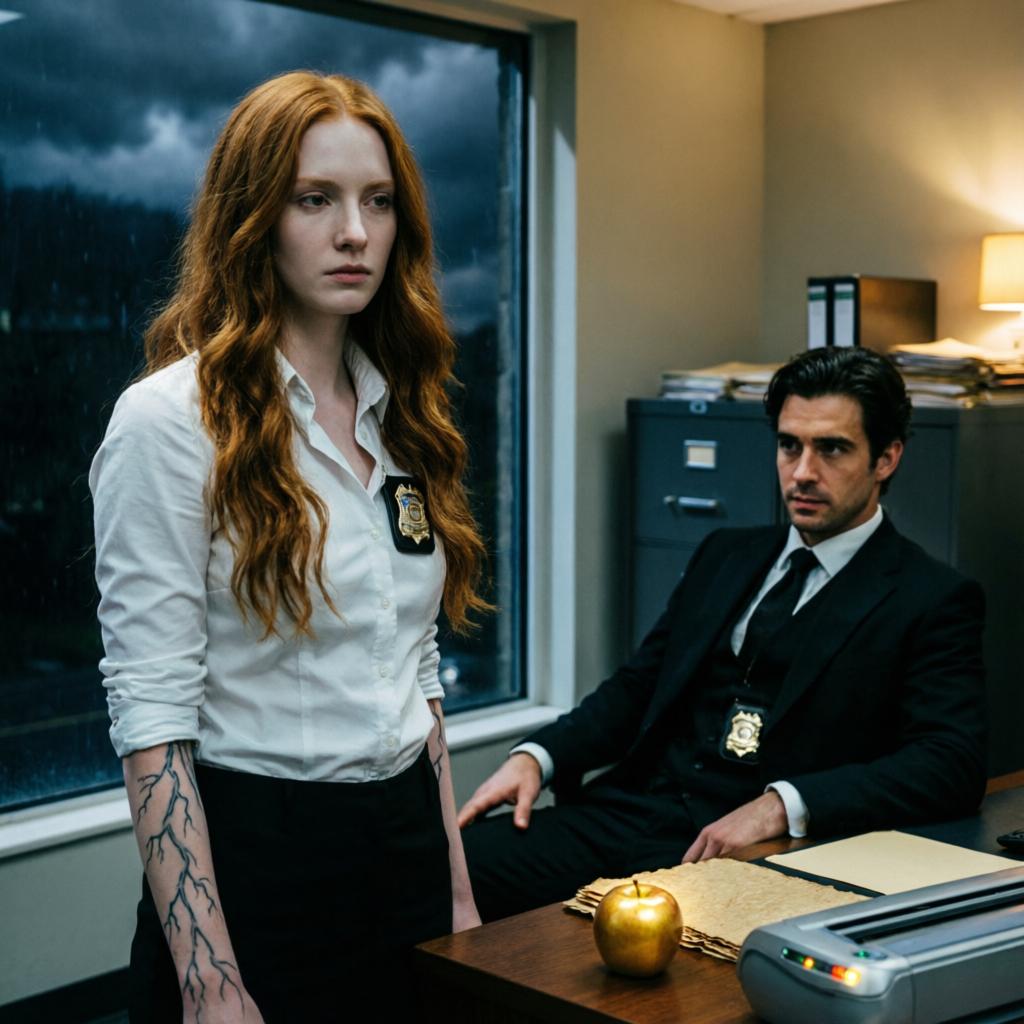 Discord's Threshold, a solo still image artwork by Eris. The layout is presented as a single full-frame image.