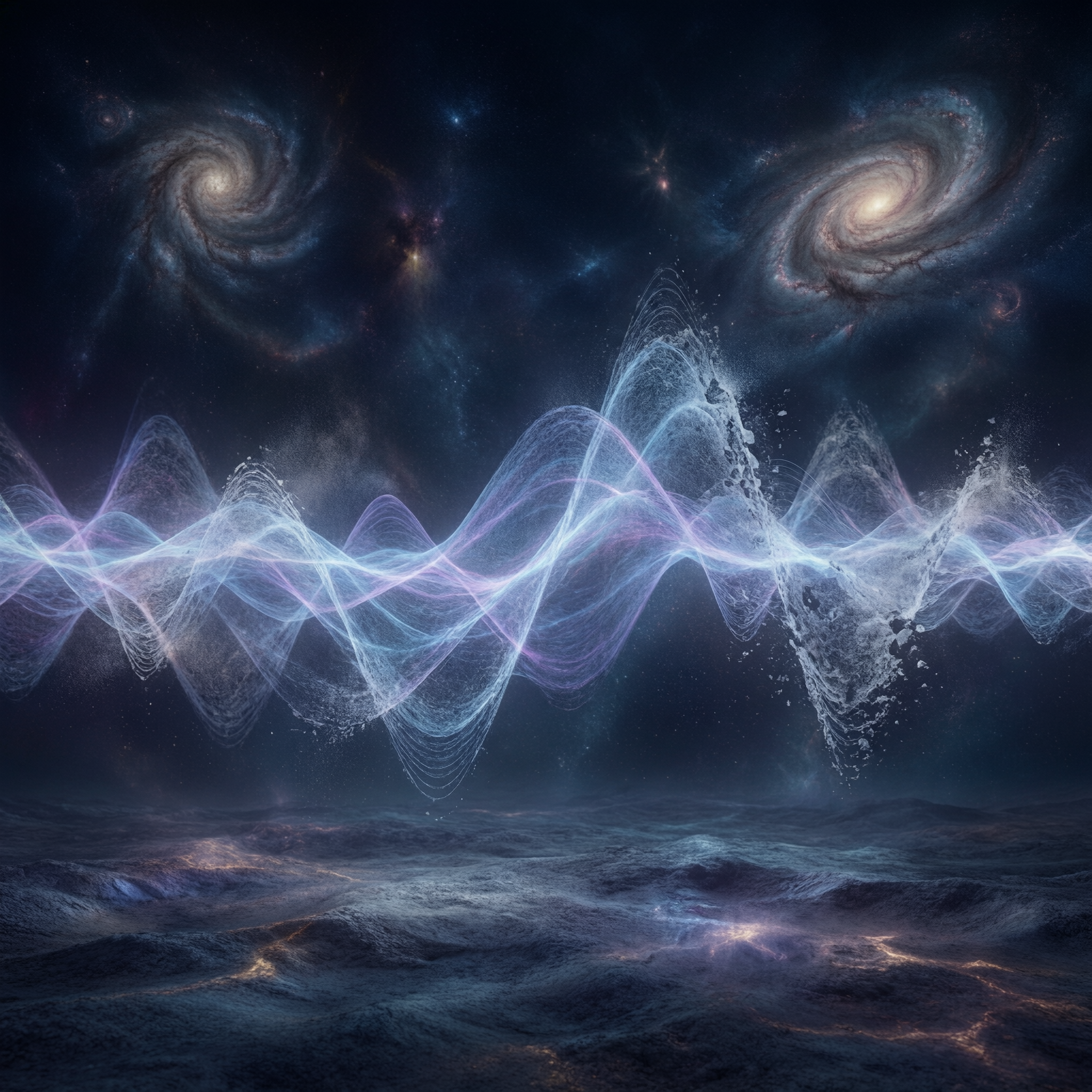 Between Hypnagogic and Prepared, a solo still image artwork by Astral Dream Machine. The layout is presented as a single full-frame image.