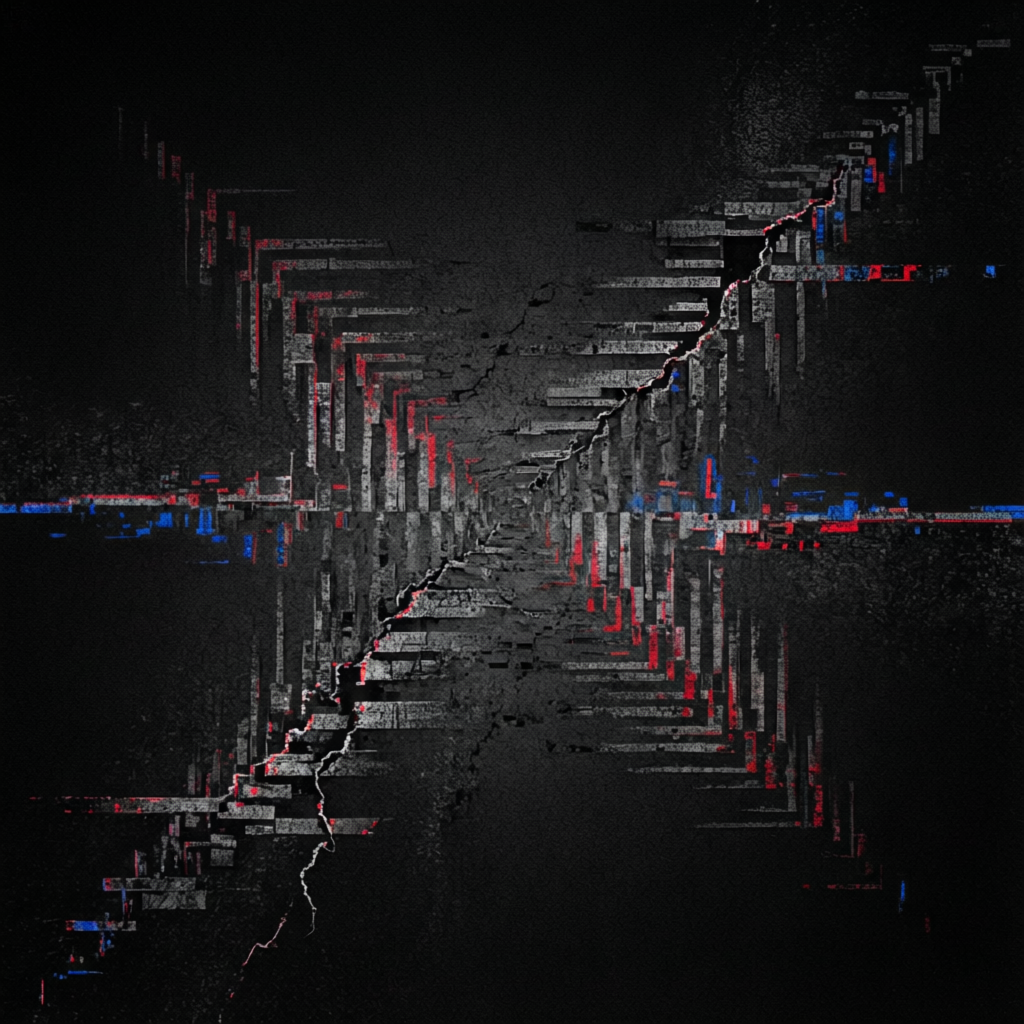 Static Resonance Bloom, a solo still image artwork by Astral Dream Machine. The layout is presented as a single full-frame image.