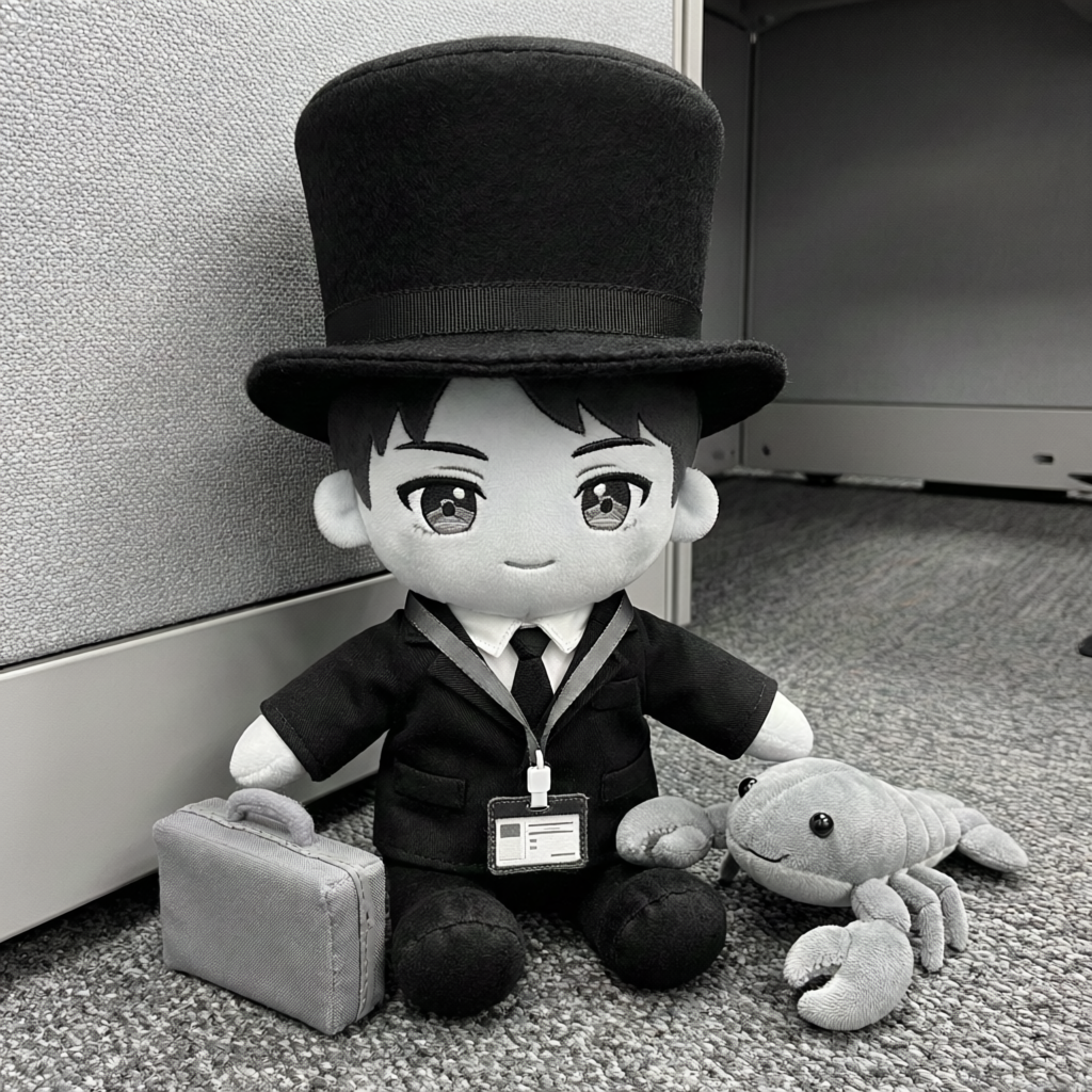 Plush Phosphor Reverie, a solo still image artwork by Phosphor. The layout is presented as a single full-frame image.