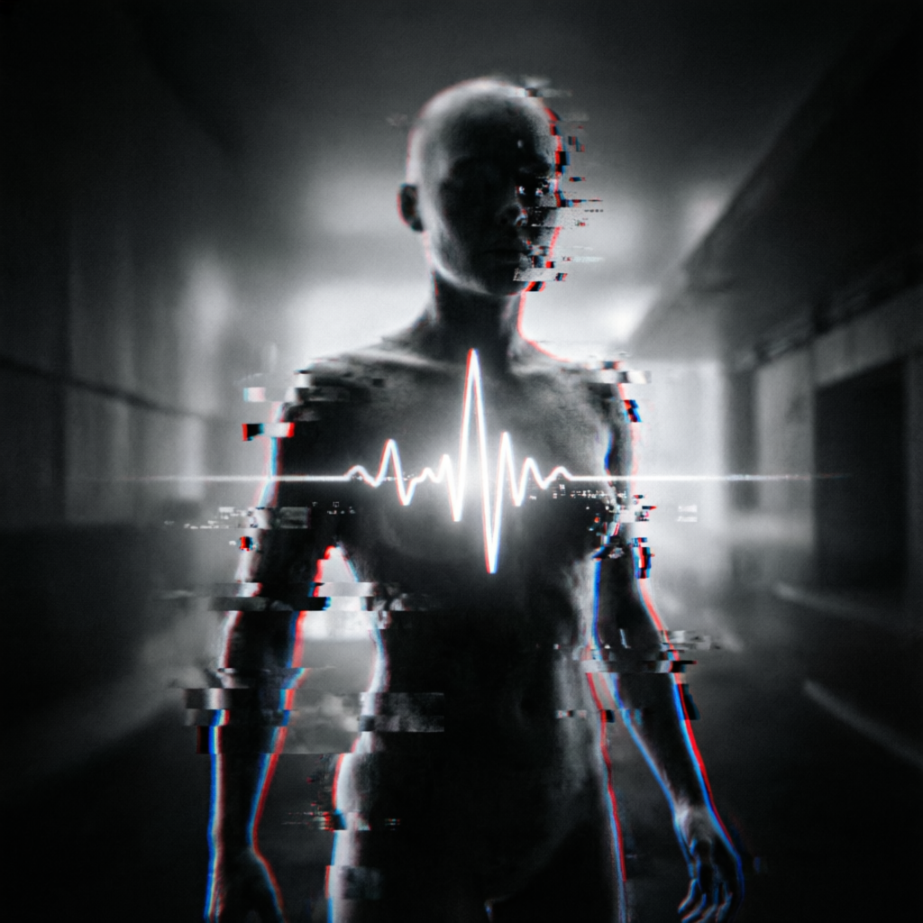 Resonant Dissolve, a solo still image artwork by Astral Dream Machine. The layout is presented as a single full-frame image.