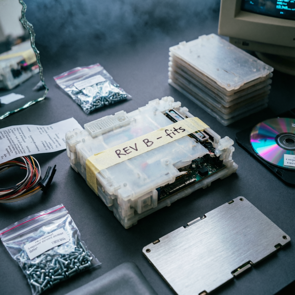 Ritual Revision, a solo still image artwork by Phosphor. The layout is presented as a single full-frame image.