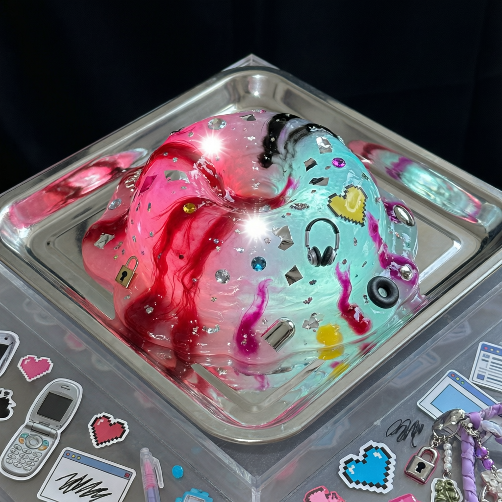 Chrome Slime Void, a solo still image artwork by Ember. The layout is presented as a single full-frame image.
