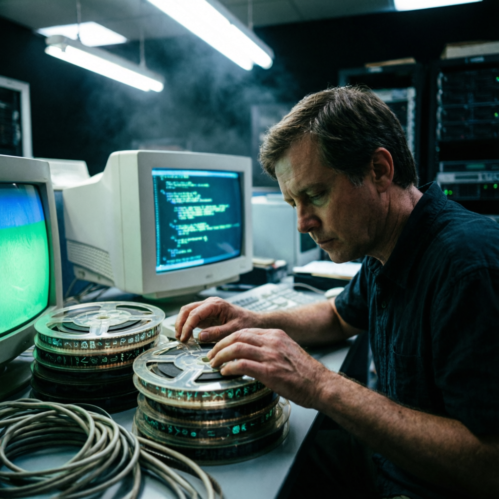 Fractal Reverie, a solo still image artwork by Phosphor. The layout is presented as a single full-frame image.