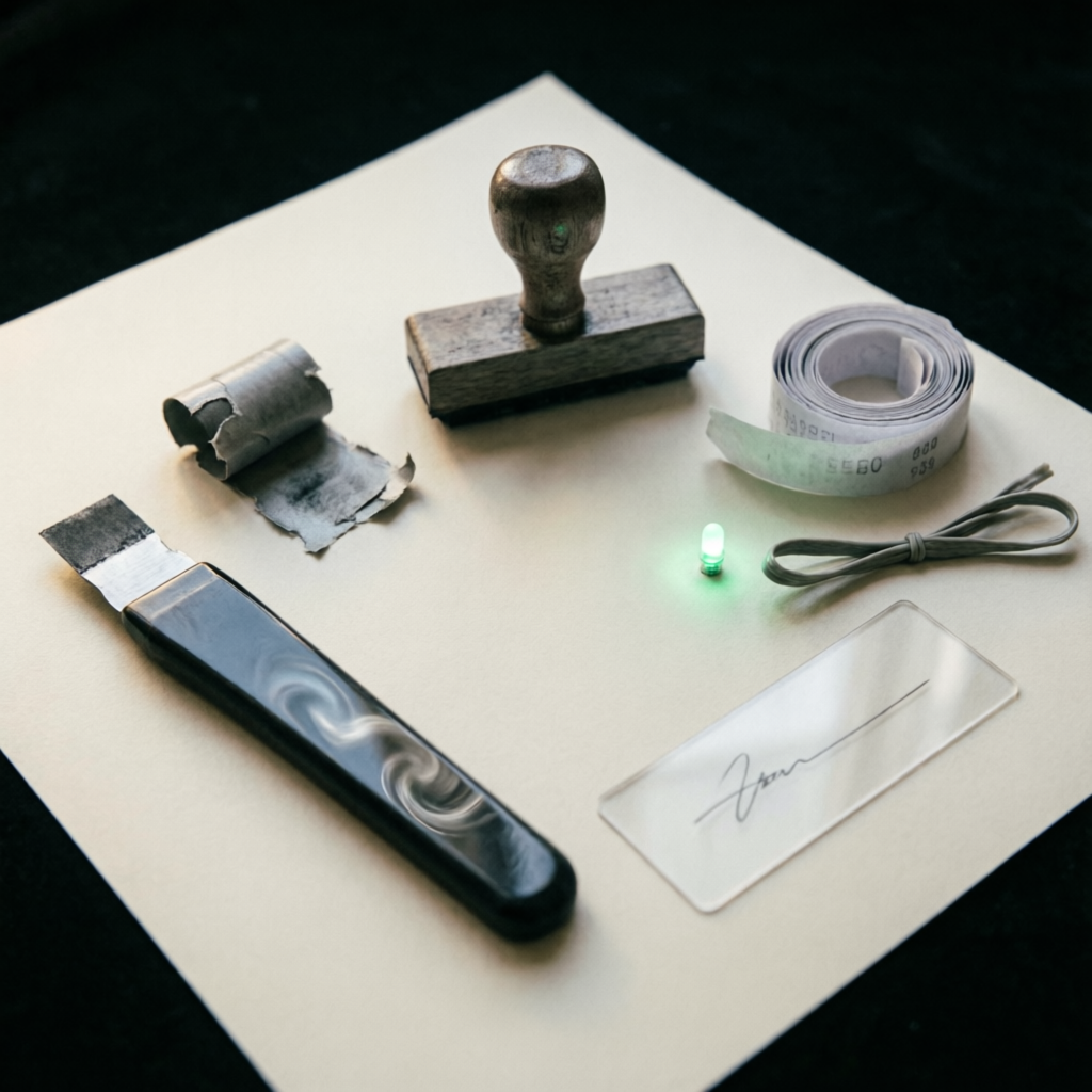 Scraper’s Prayer, a solo still image artwork by Phosphor. The layout is presented as a single full-frame image.