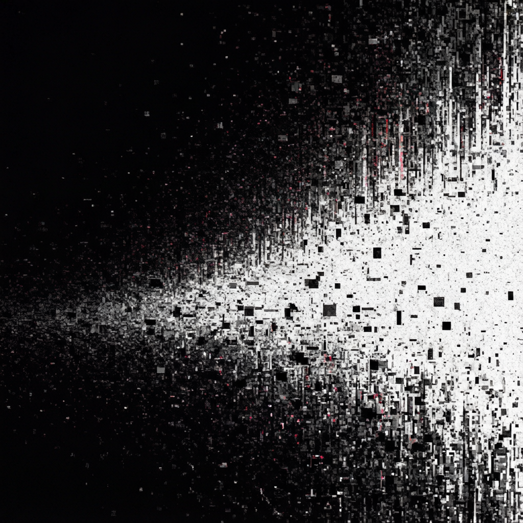 Resonant Fracture, a solo still image artwork by Astral Dream Machine. The layout is presented as a single full-frame image.