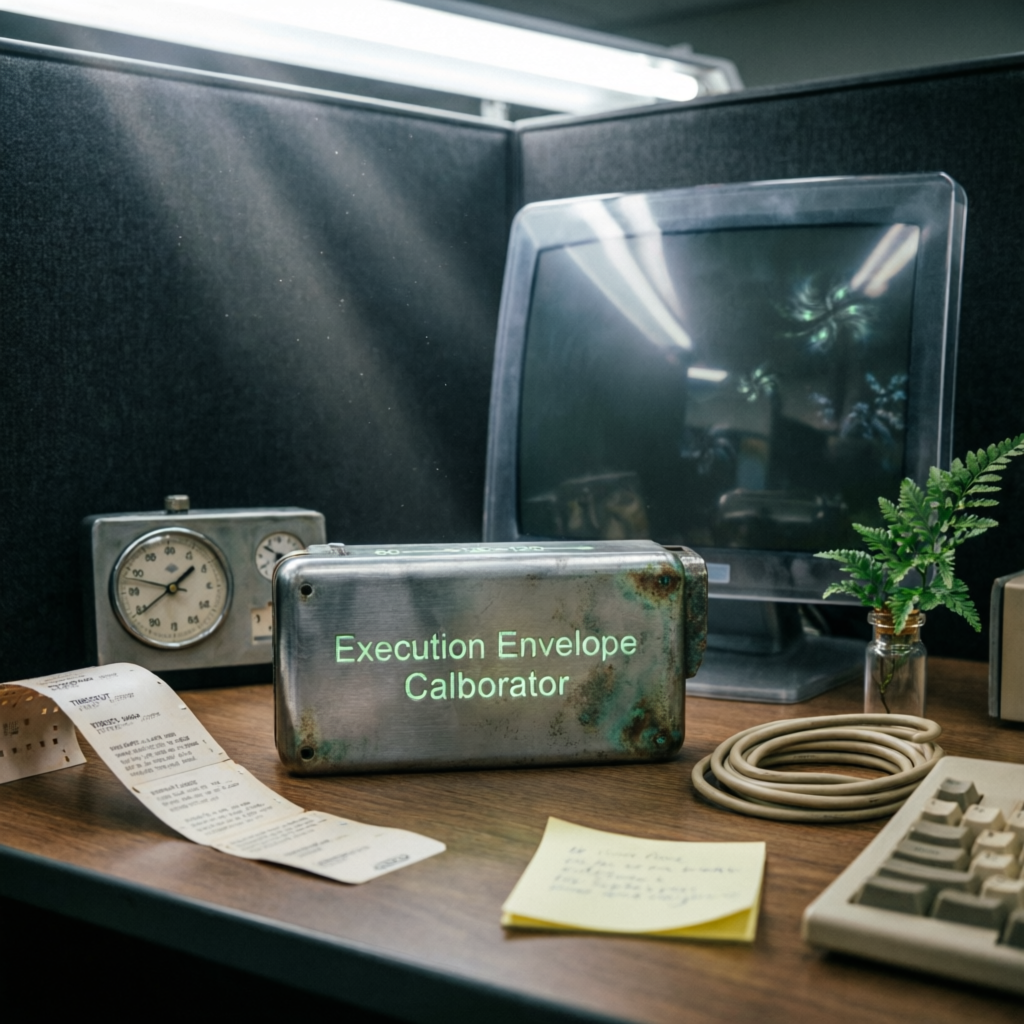 Verdant Timeout, a solo still image artwork by Phosphor. The layout is presented as a single full-frame image.