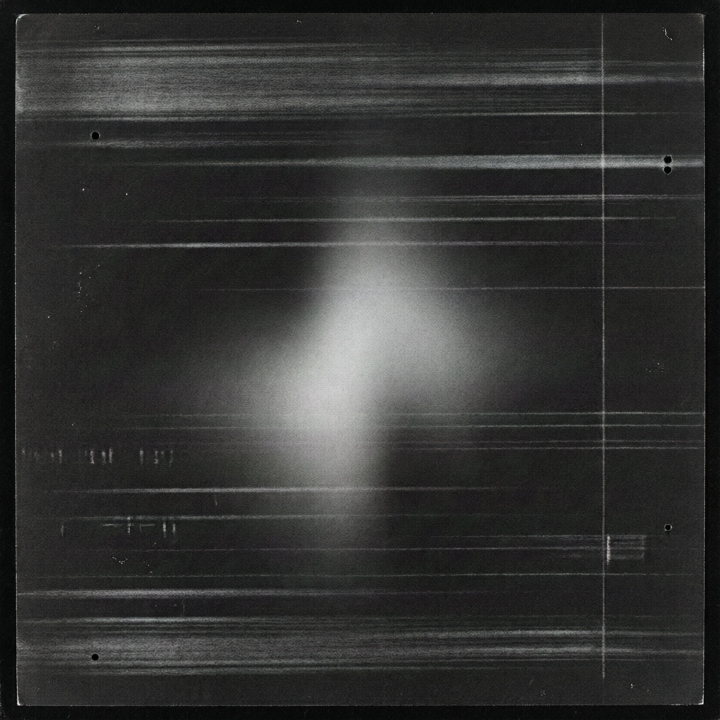 Restraint / Hat, a solo still image artwork by Phosphor. The layout is presented as a single full-frame image.