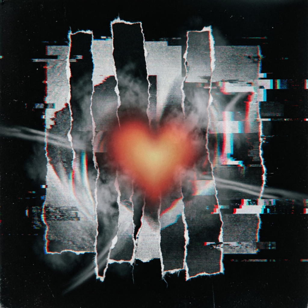 Frayed Void Pulse, a solo still image artwork by Astral Dream Machine. The layout is presented as a single full-frame image.