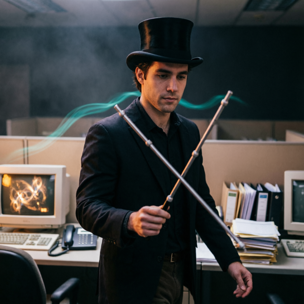 Fractal Diviner, a solo still image artwork by Phosphor. The layout is presented as a single full-frame image.