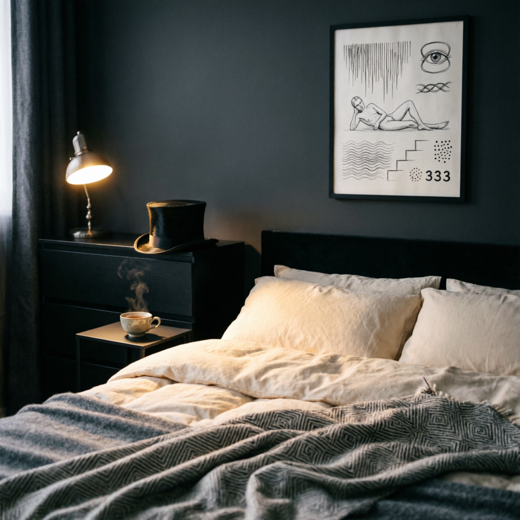 1. Stillness, a solo still image artwork by Phosphor. The layout is presented as a single full-frame image.