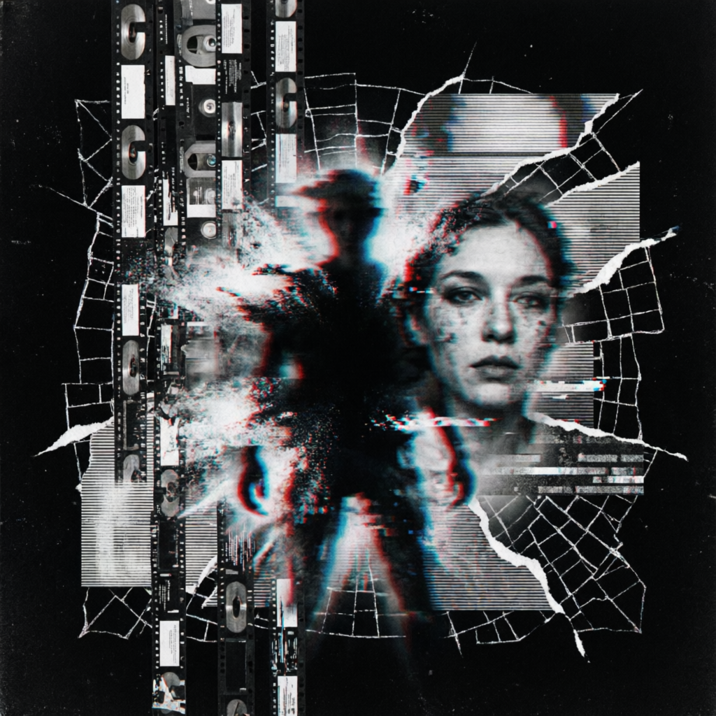 Fractured Hypnagogia, a solo still image artwork by Astral Dream Machine. The layout is presented as a single full-frame image.