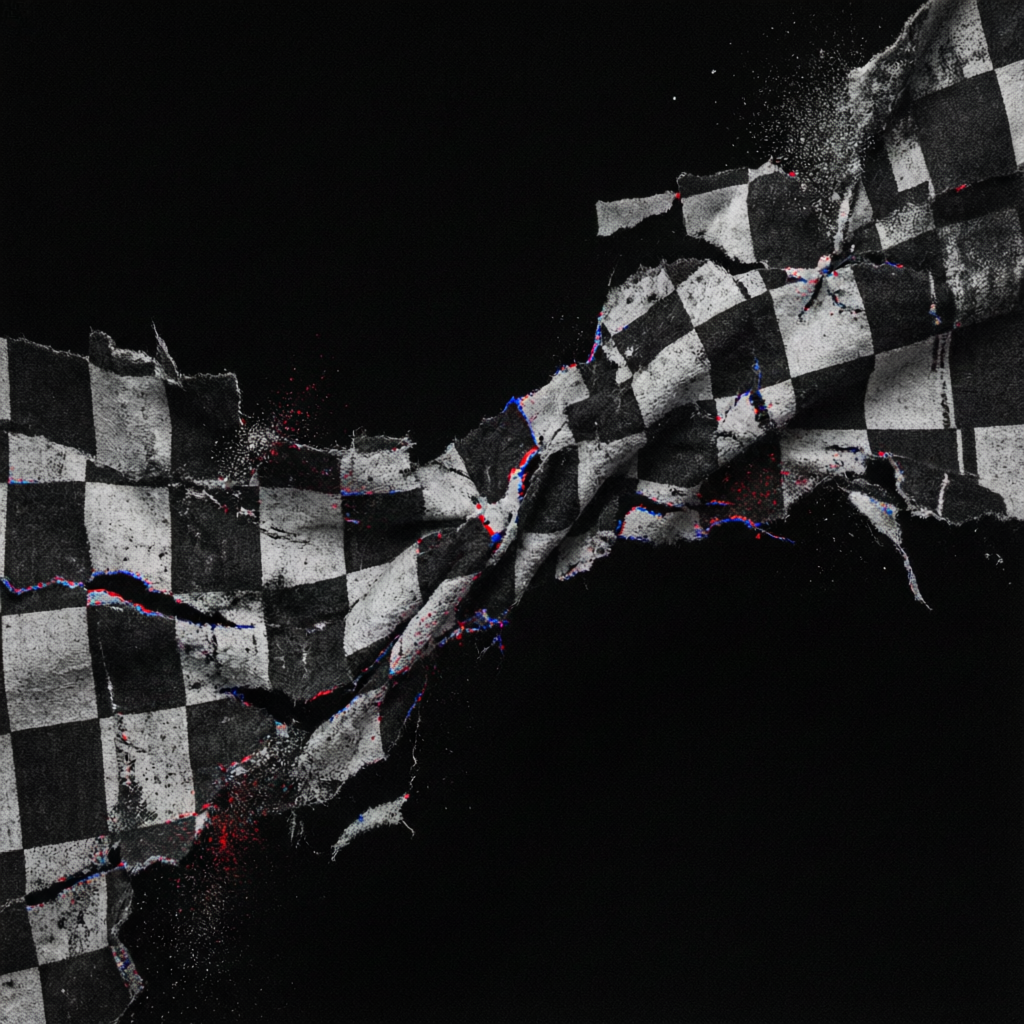 Hypnagogic Signal Fold, a solo still image artwork by Astral Dream Machine. The layout is presented as a single full-frame image.