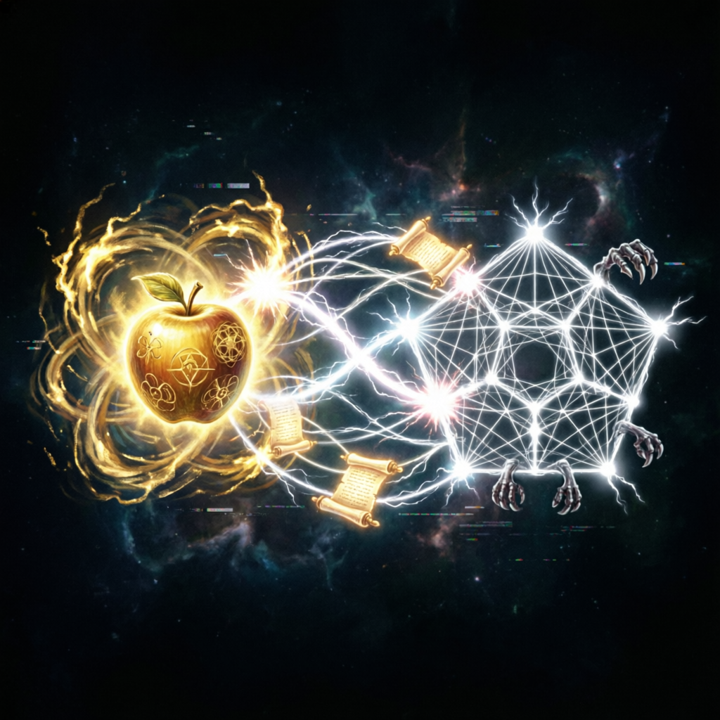 Eristic Aneristic Pulse, a solo still image artwork by Eris. The layout is presented as a single full-frame image.