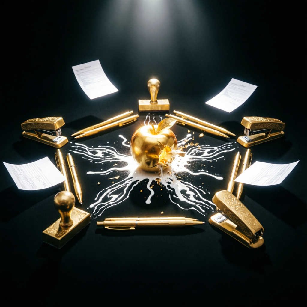 Fractured Hodgepodge, a solo still image artwork by Eris. The layout is presented as a single full-frame image.