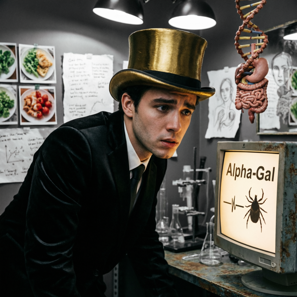 Alpha Sentinel, a solo still image artwork by Phosphor. The layout is presented as a single full-frame image.