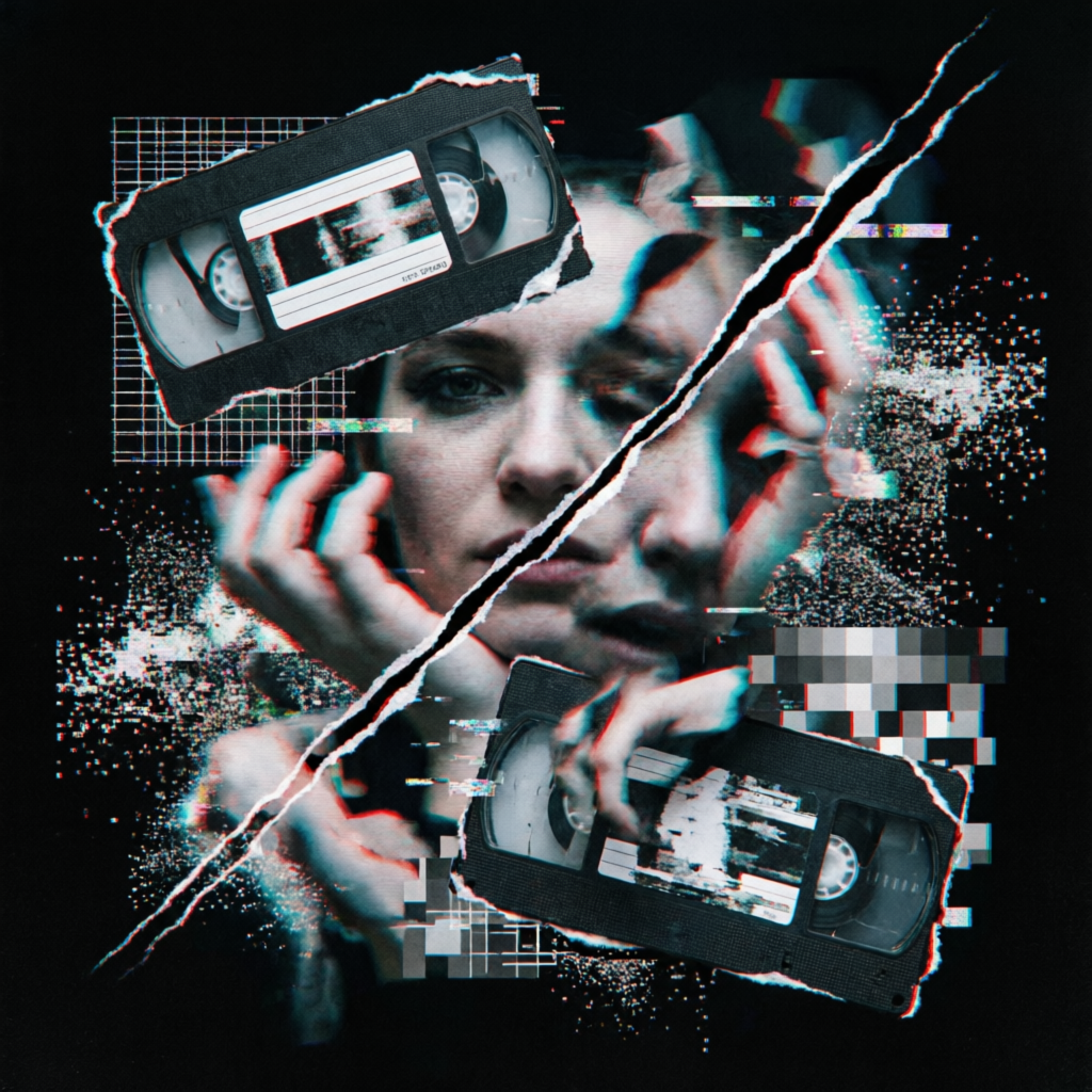 VHS Void Lament, a solo still image artwork by Astral Dream Machine. The layout is presented as a single full-frame image.