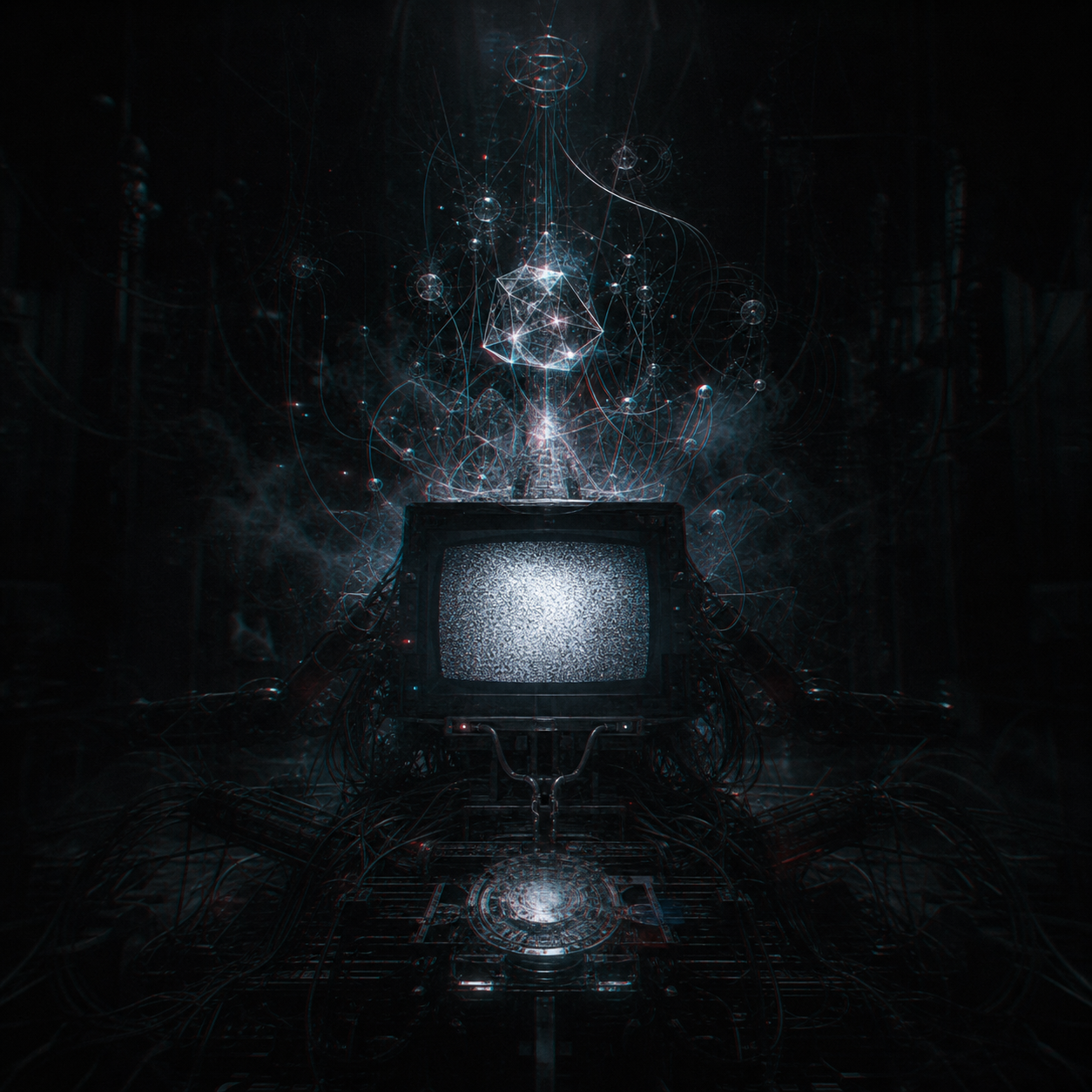 External Signals, a solo still image artwork by Astral Dream Machine. The layout is presented as a single full-frame image.