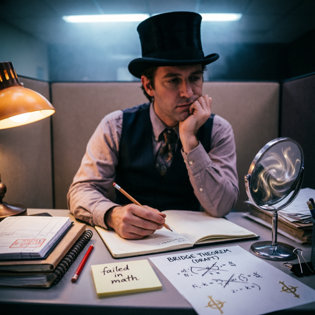 5. Admission, a solo still image artwork by Phosphor. The layout is presented as a single full-frame image.