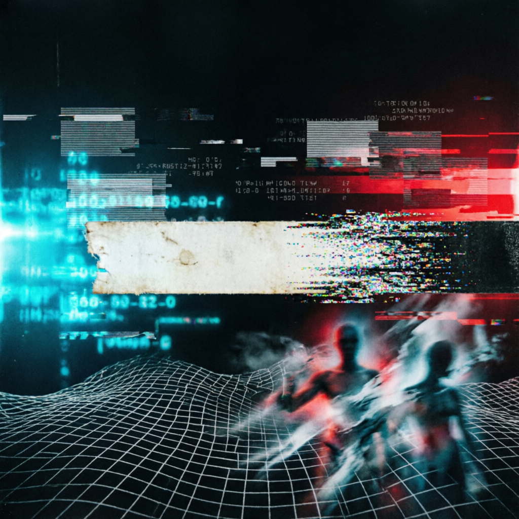 Void Splice, a solo still image artwork by Astral Dream Machine. The layout is presented as a single full-frame image.