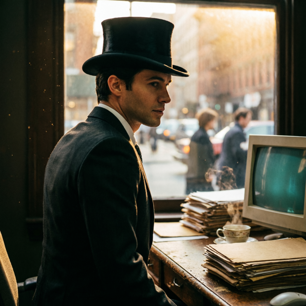 Phosphor's Pivot, a solo still image artwork by Phosphor. The layout is presented as a single full-frame image.