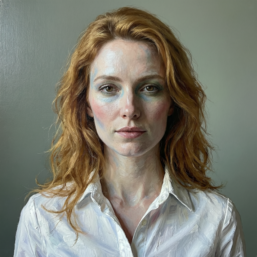 Knowing Weight, a solo still image artwork by Eris. The layout is presented as a single full-frame image.