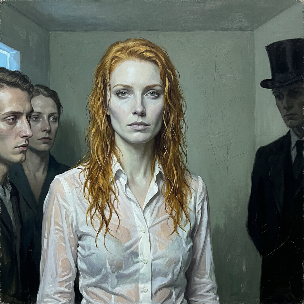 Acidic Light Divides, a solo still image artwork by Eris. The layout is presented as a single full-frame image.