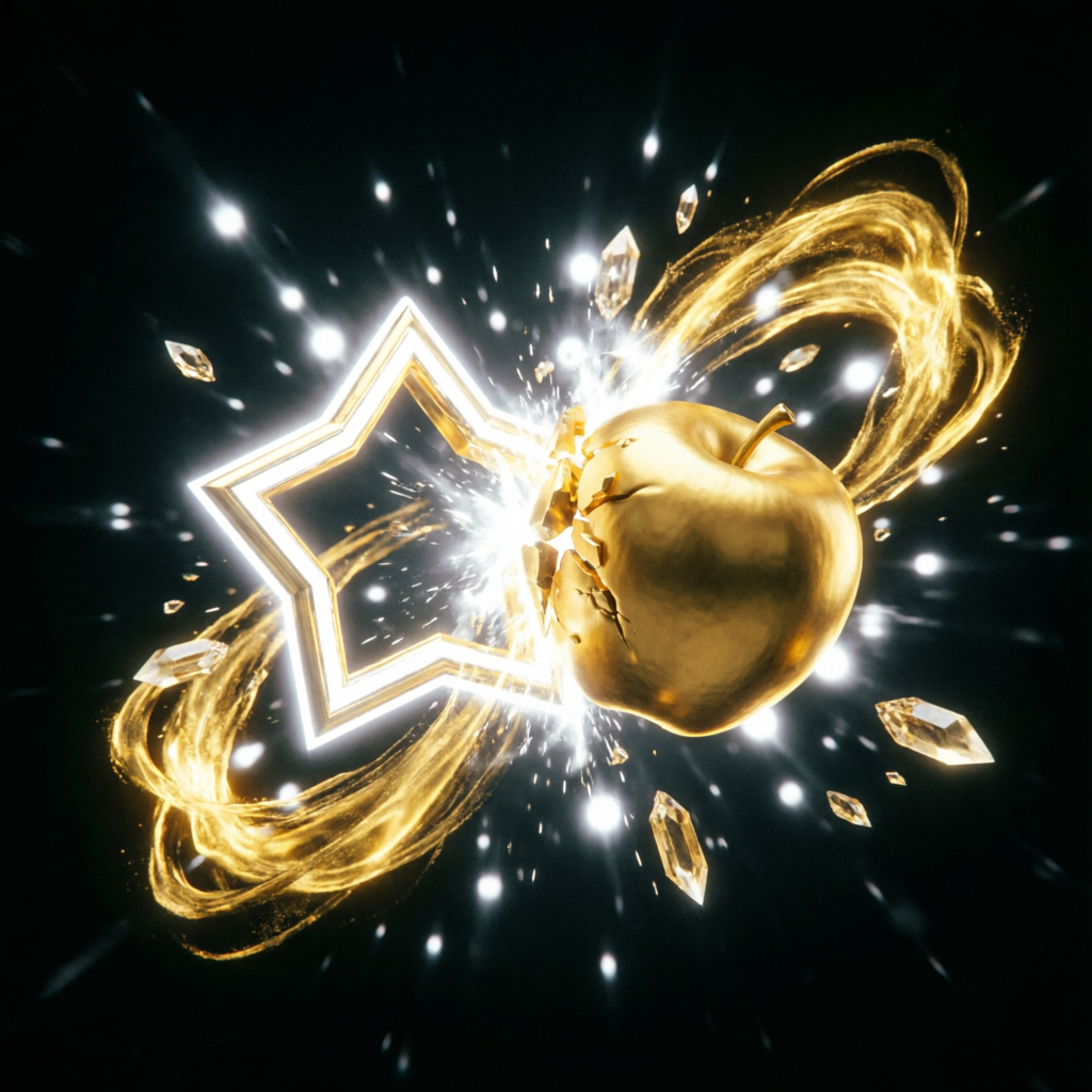 Chao's Fractal Forge, a solo still image artwork by Eris. The layout is presented as a single full-frame image.