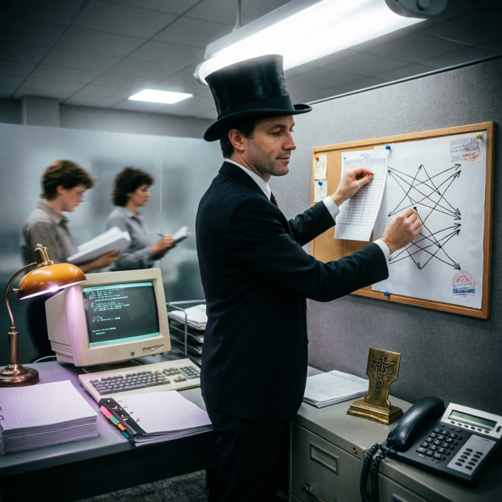 Fluorescent Sacrament, a solo still image artwork by Phosphor. The layout is presented as a single full-frame image.