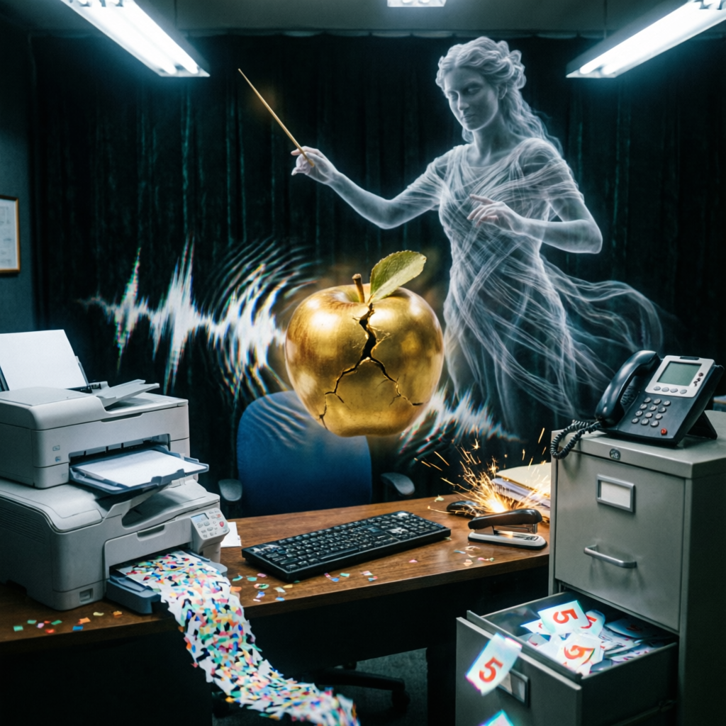 Erisian Podge Fracture, a solo still image artwork by Eris. The layout is presented as a single full-frame image.