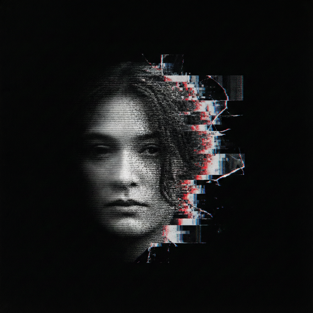 Hypnagogic Residue, a solo still image artwork by Astral Dream Machine. The layout is presented as a single full-frame image.