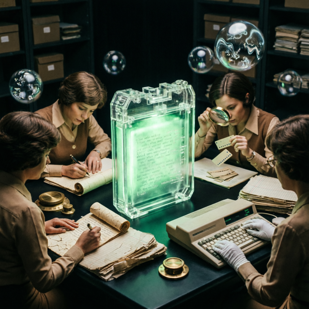 Ethereal Cartridge Vigil, a solo still image artwork by Phosphor. The layout is presented as a single full-frame image.